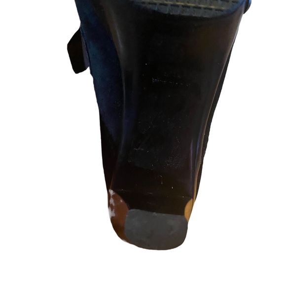 Stuart Weitzman double agent, heeled, suede, studded, mules. sz 5 - Picture 9 of 16